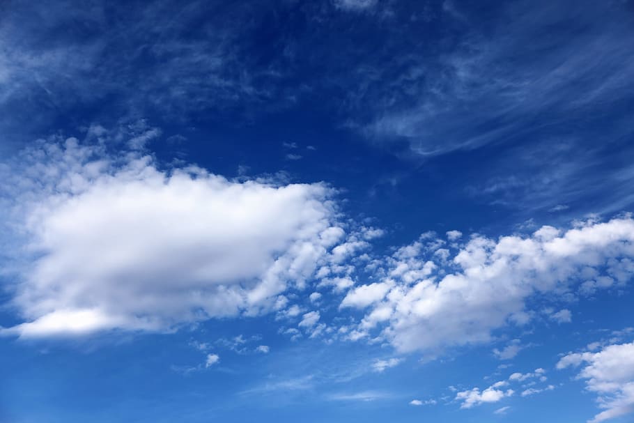 air, atmosphere, background, beautiful, blue, blue-sky, bright HD wallpaper