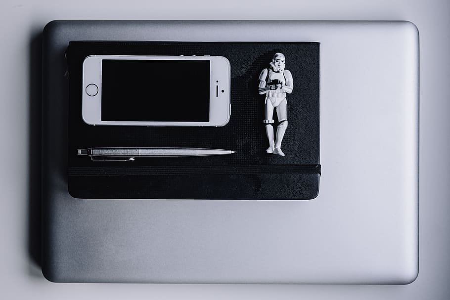 Star Wars Business Accesories, minimal, white, clean, workspace HD wallpaper