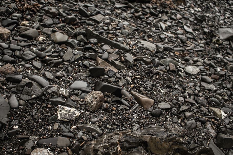 rocks, pattern, no people, backgrounds, high angle view, day HD wallpaper