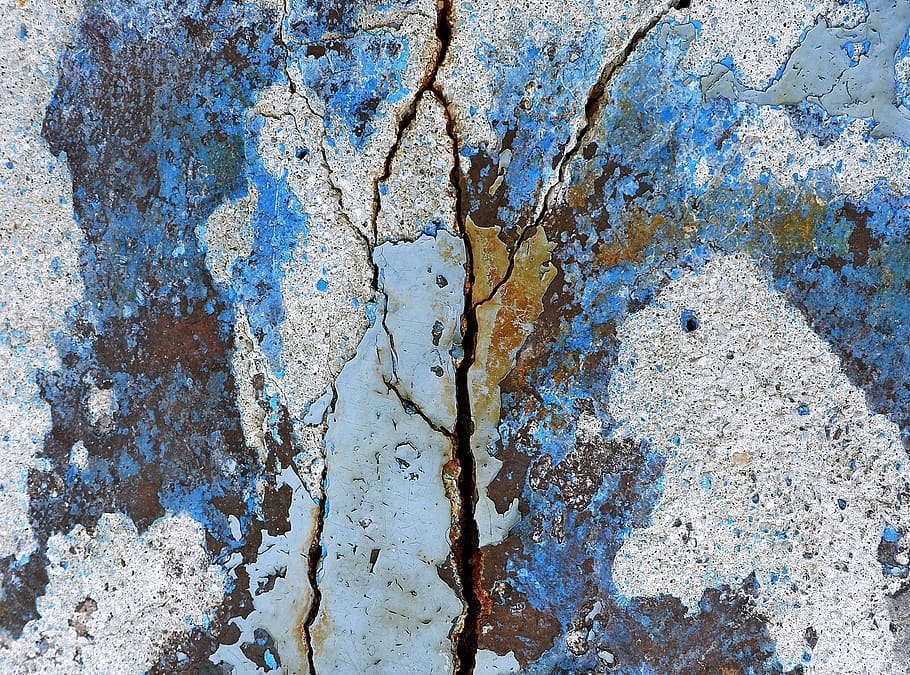 rust, texture, stain, rock, tar, wall, plant, algae, slate, HD wallpaper