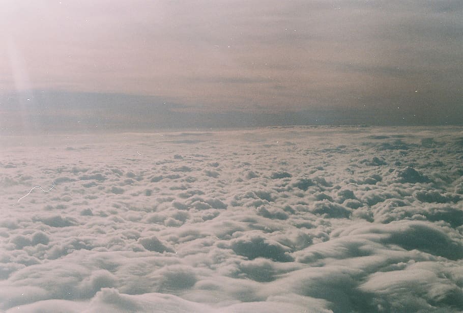 white clouds, cloud - sky, beauty in nature, cloudscape, no people HD wallpaper