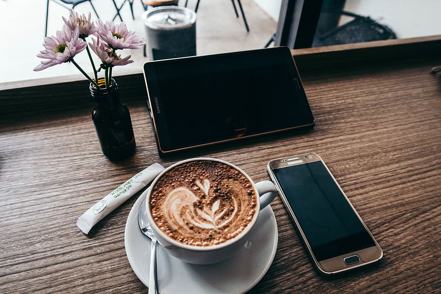 urban, coffee, cafe, coffee - drink, cup, table, coffee cup HD wallpaper