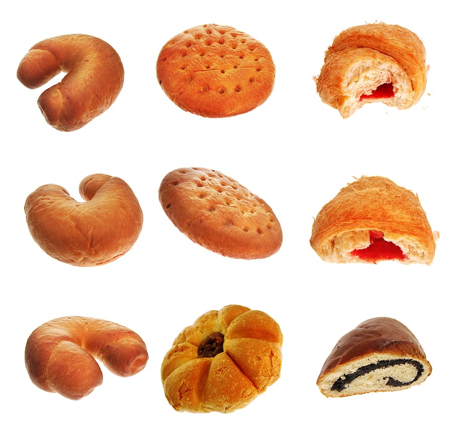 baked, bakery, bread, breakfast, bun, cake, gluten, cereal, HD wallpaper