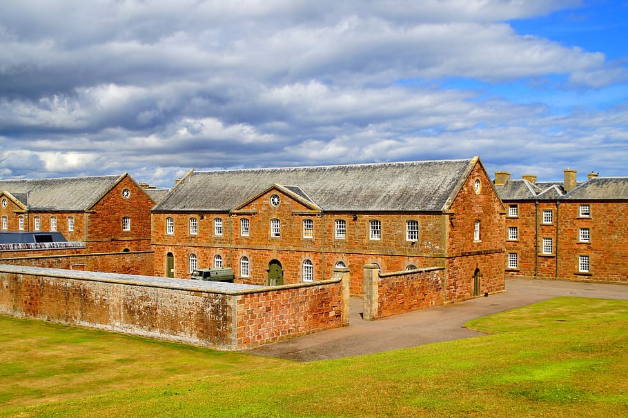 fort george, scotland, barracks, fortress, military, building