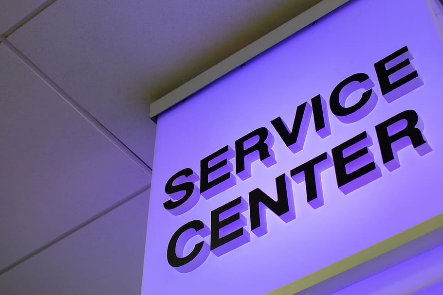 Service Center Signage, text, communication, western script, close-up HD wallpaper