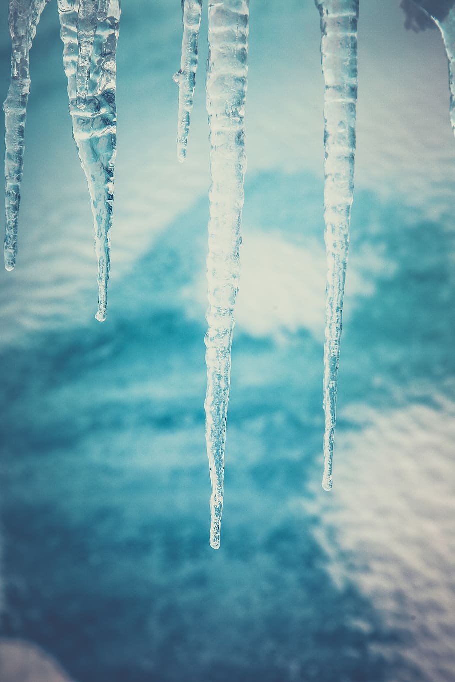 dripping icicles, ice, cold temperature, frozen, winter, nature HD wallpaper