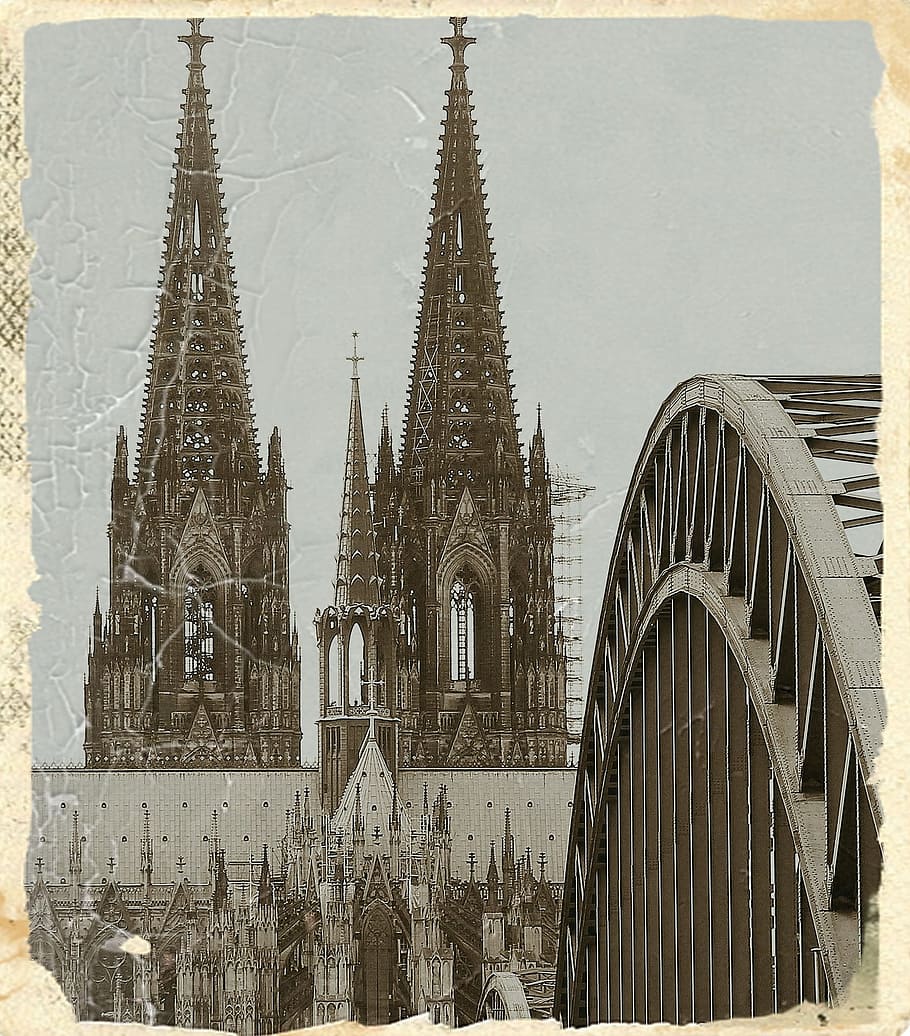 cathedral, cologne, construction, architecture, keep, city HD wallpaper