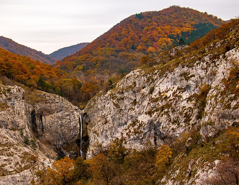 view of mountain, nature, outdoors, cliff, plateau, countryside HD wallpaper