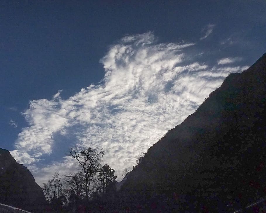 nature, outdoors, weather, sky, annapurna circuit, nepal, cloud, HD wallpaper
