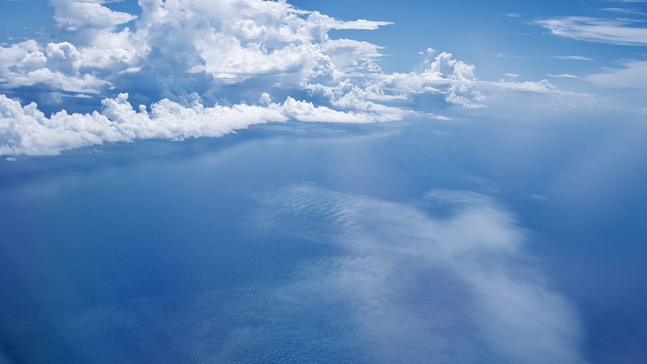 white clouds during daytime, cloud - sky, beauty in nature, scenics - nature HD wallpaper