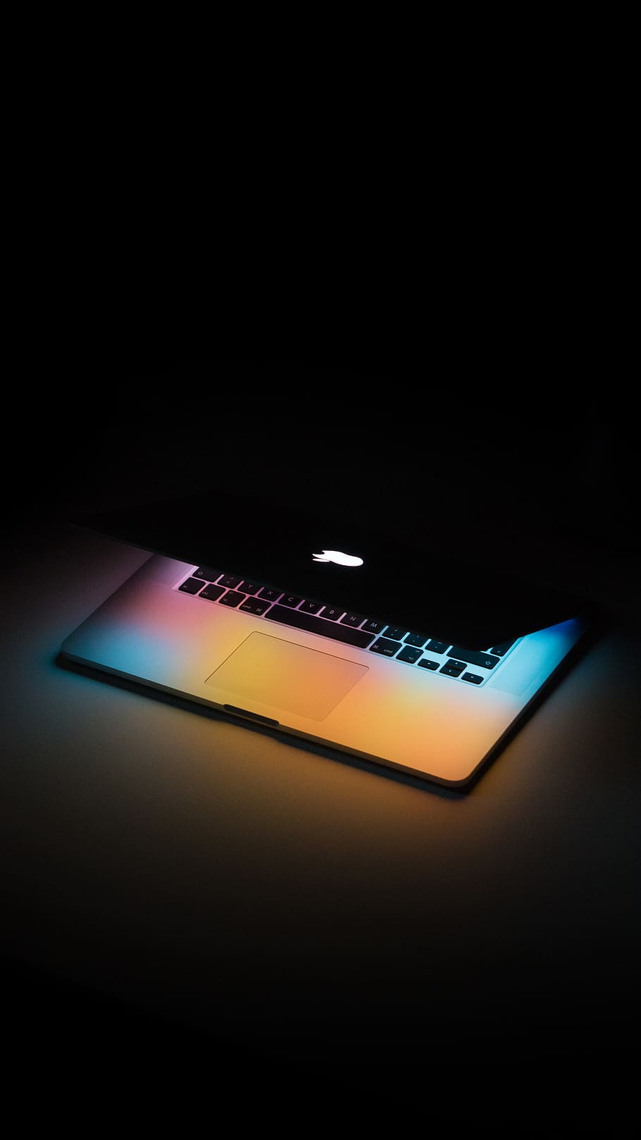 germany, jena, pc, colors, dark, night, office, workspace, light HD wallpaper