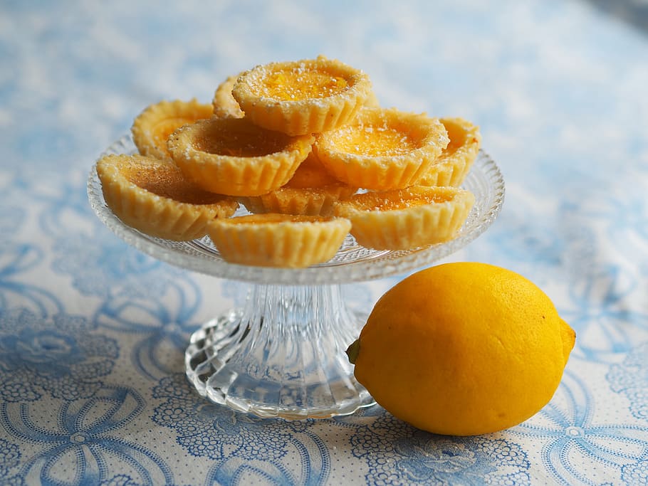 dessert, food, fruit, refreshment, delicious, lemon, tarte HD wallpaper