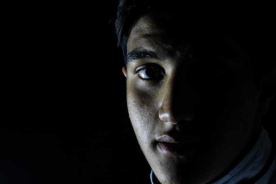 algeria, tlemcen, black, white, portrait, black background HD wallpaper