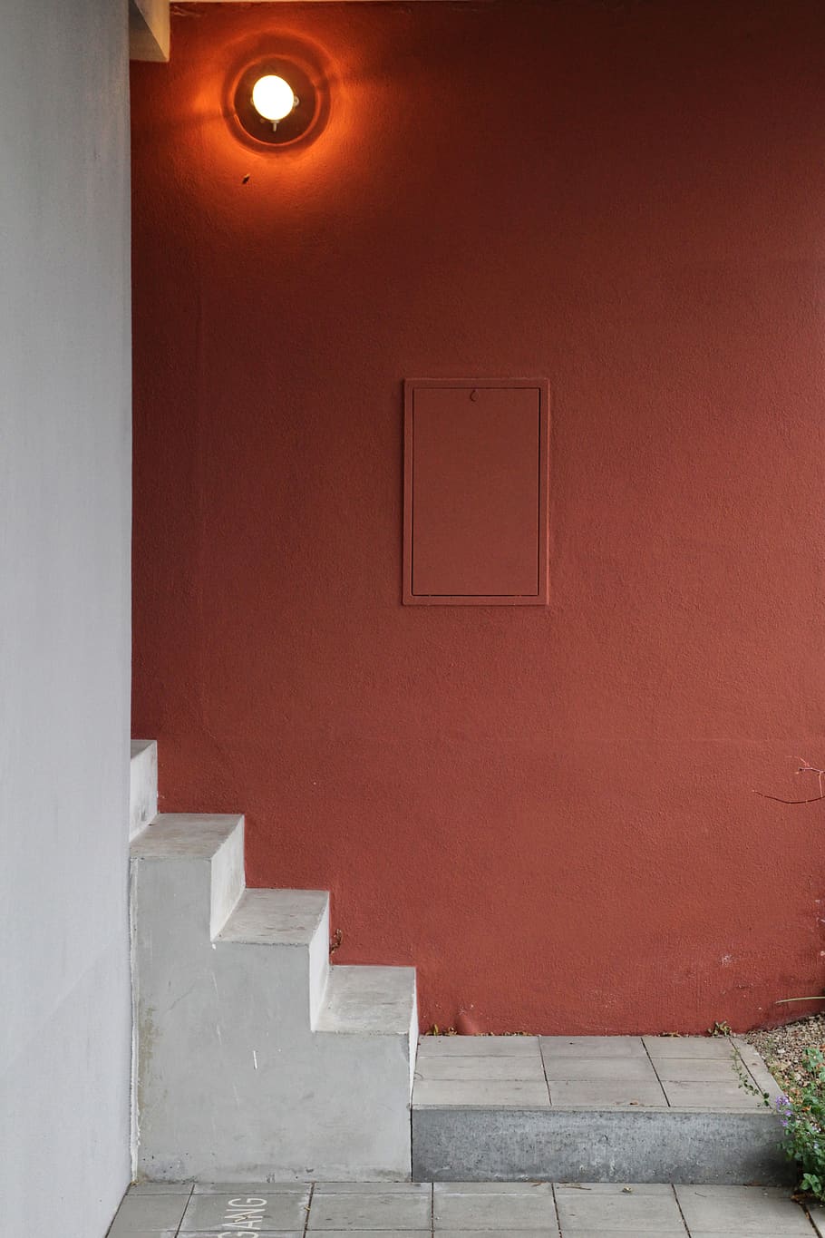 white concrete stair, handrail, banister, stuttgart, germany HD wallpaper