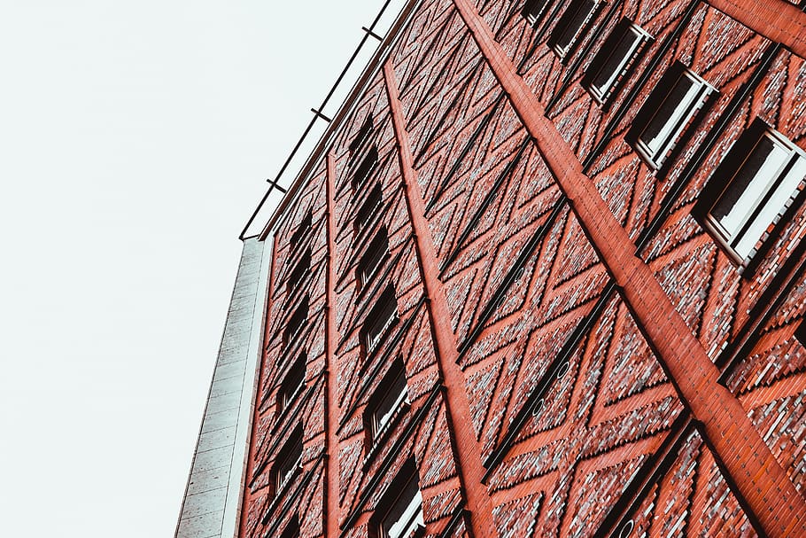 germany, building, windows, structure, modern, sky, urban, architecture HD wallpaper
