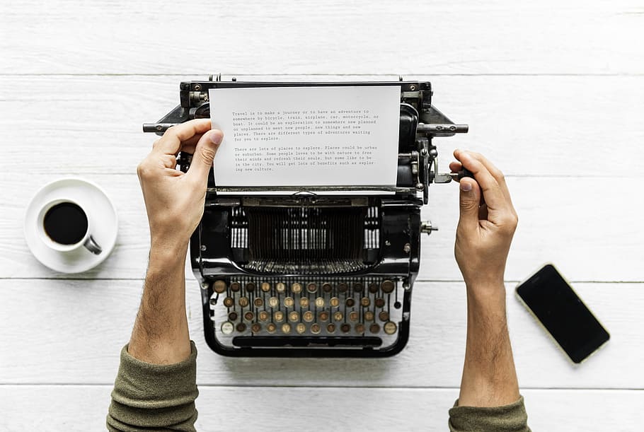 author, career, coffee, creative, cup, document, drink, editorial HD wallpaper