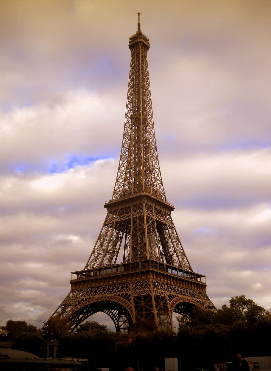 eiffel tower, paris, monument, symbol, structure, cityscape HD wallpaper