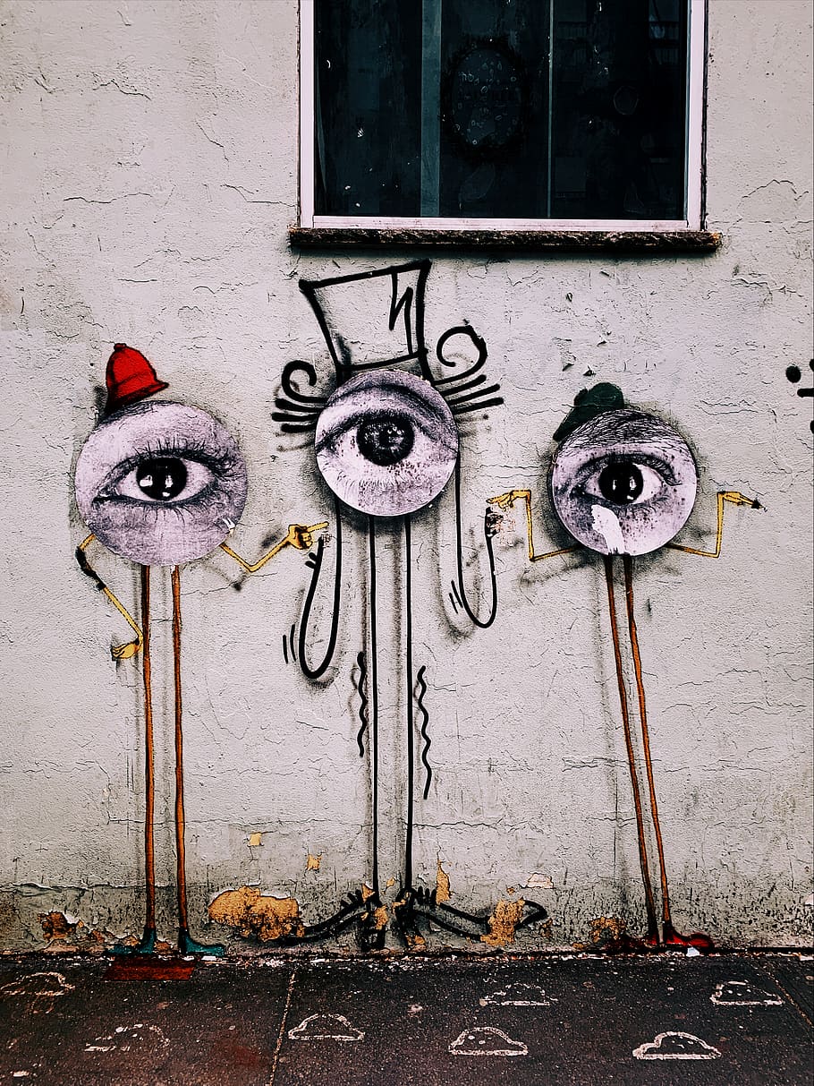 1366x768px Free Download Hd Wallpaper Three Eyes Wall Art