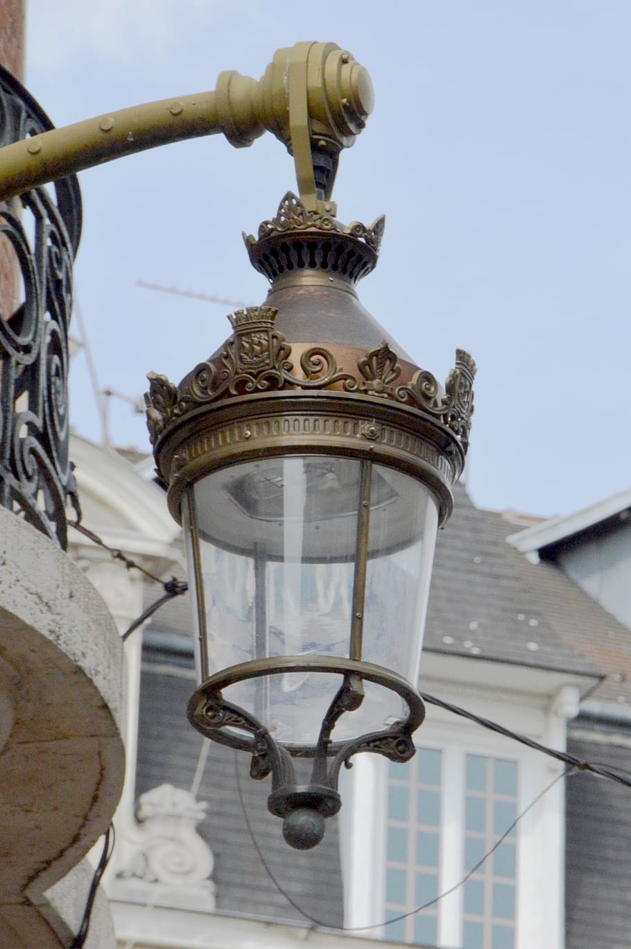 lantern, lighting, lille, theatre square, city, north, nord pas-de-calais, HD wallpaper