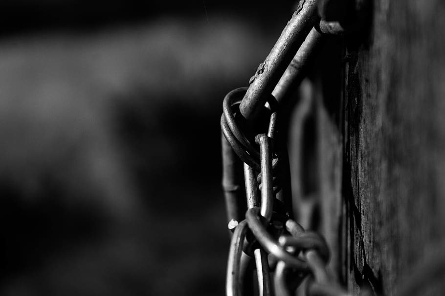 black, white, everyday, chain, everyday exploration, black and white HD wallpaper