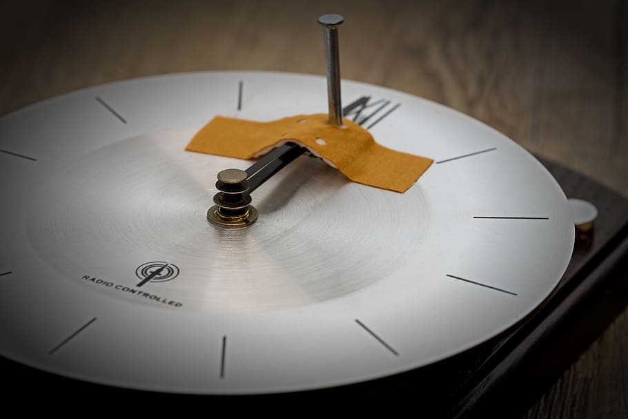 time, clock, pointer, clock face, transience, age, stop, nail HD wallpaper