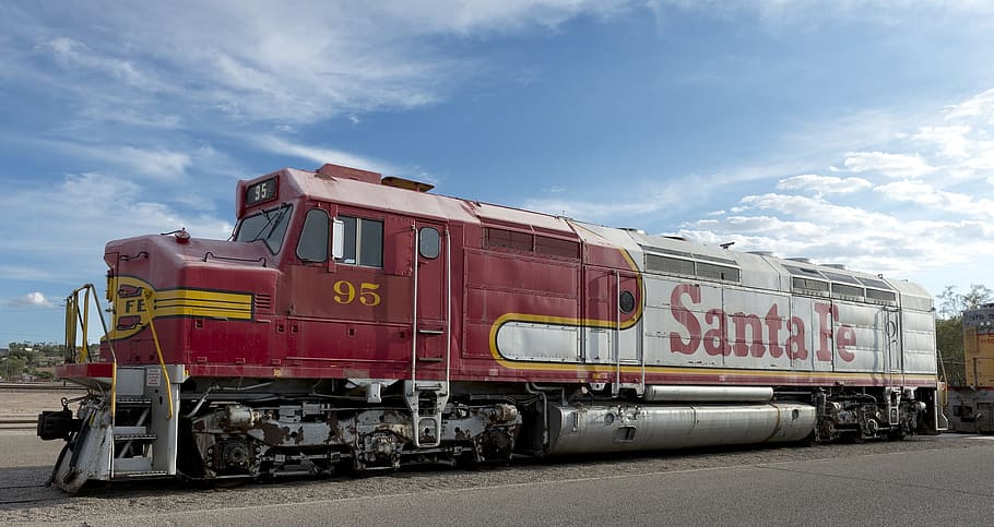 santa, fe, train, transport, city, service, transportation HD wallpaper