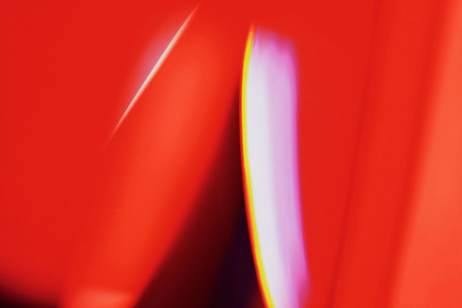 red and yellow LED light, close-up, no people, multi colored HD wallpaper