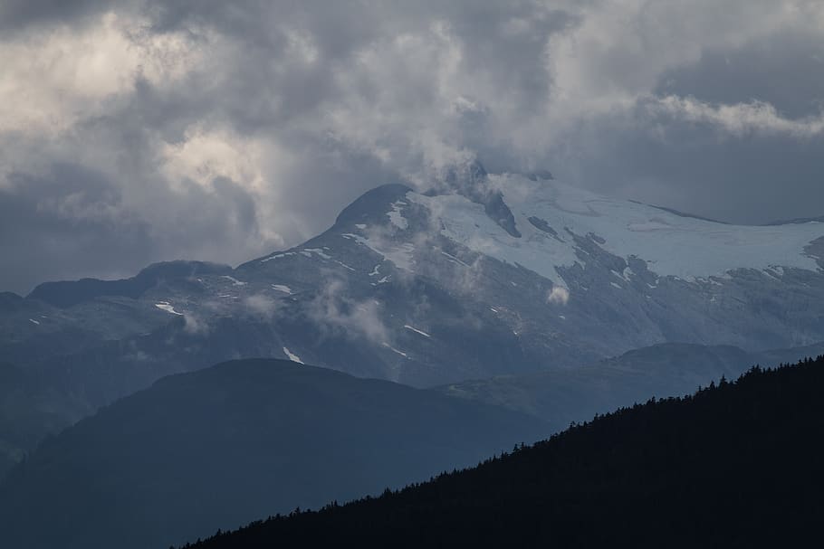 mountain, clouds, sky, landscape, mountains, nature, highlands HD wallpaper