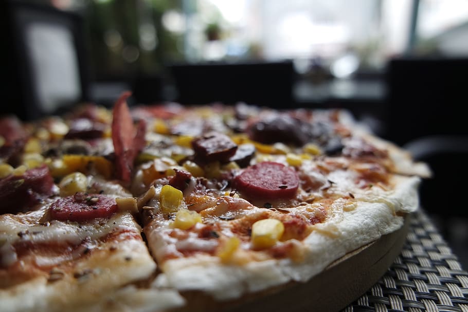 Closeup Photography of Pizza, cheese, close -up, crust, delicious HD wallpaper