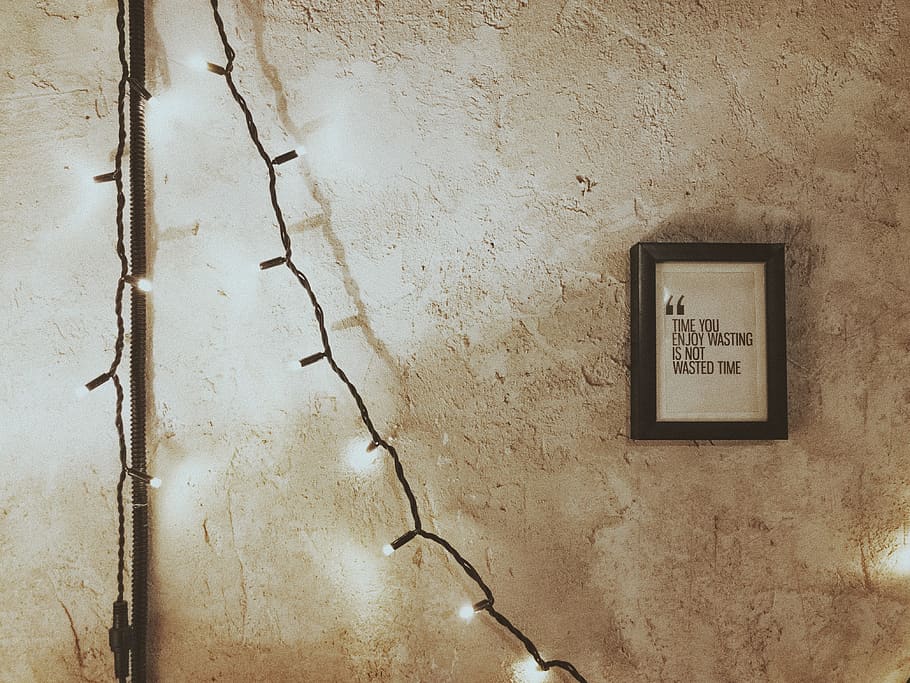 string lights on wall turned on, wall - building feature, old HD wallpaper