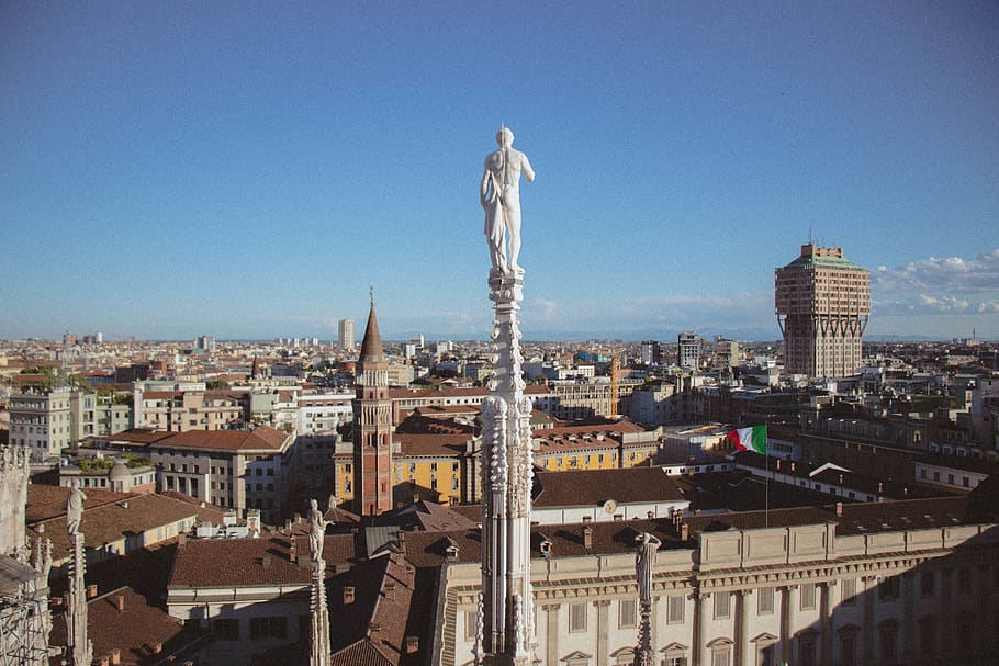 building, tower, spire, steeple, urban, metropolis, town, city HD wallpaper