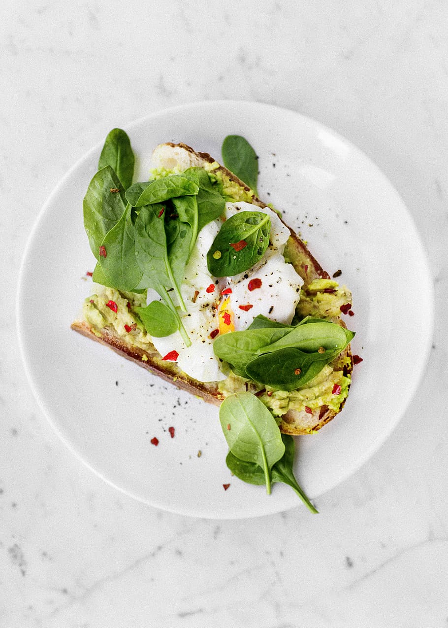 Avocado Toast, appetizer, basil, delicious, food, healthy, plate HD wallpaper