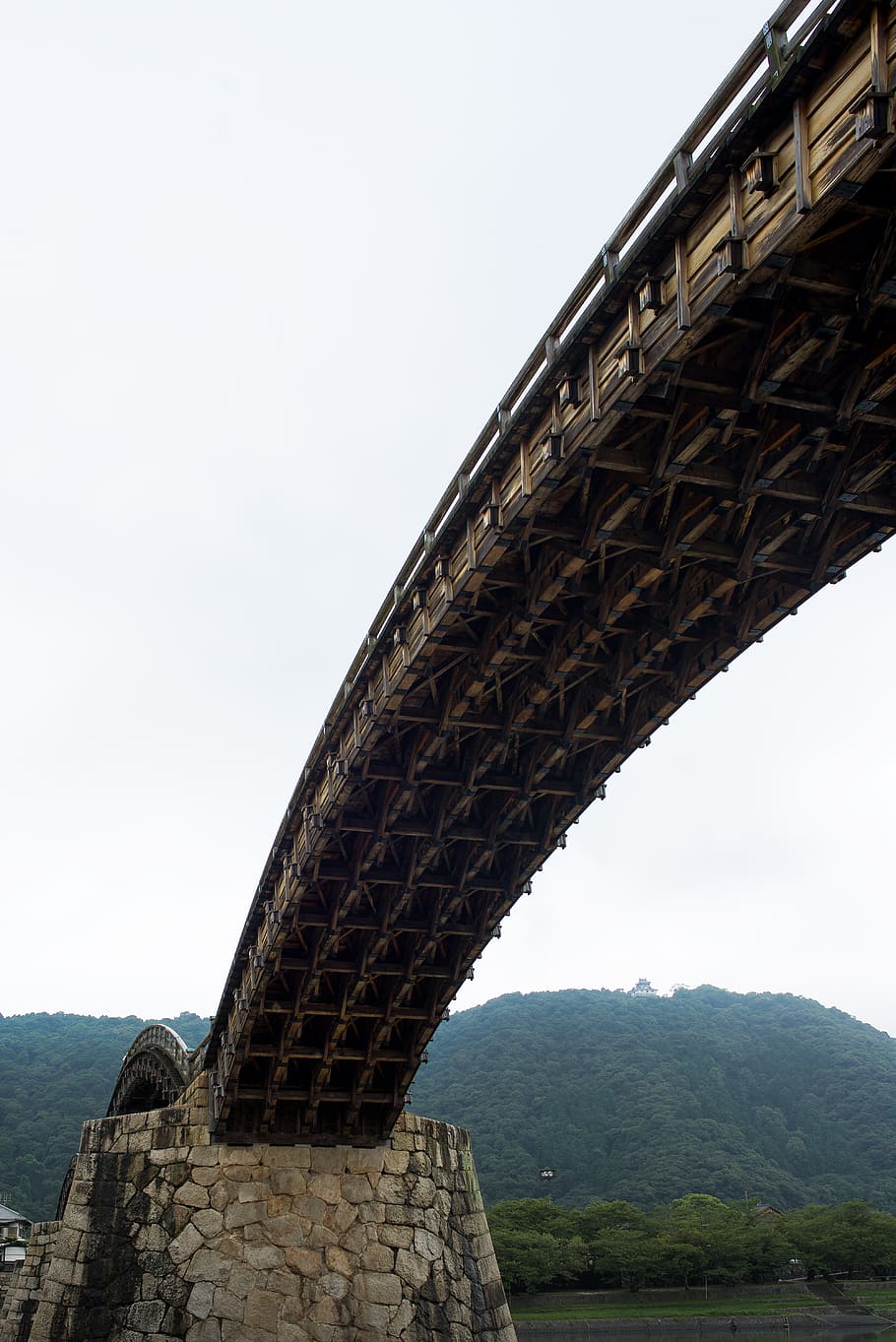 wooden, bridge, old, river, footbridge, architecture, built structure HD wallpaper