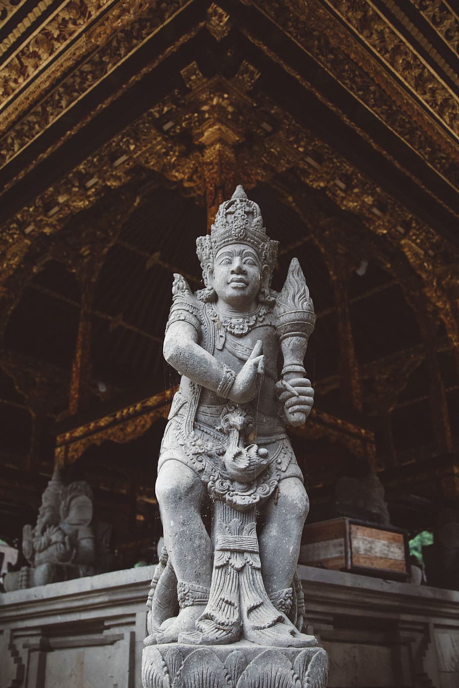 Hindu deity statue, art and craft, sculpture, architecture, spirituality HD wallpaper