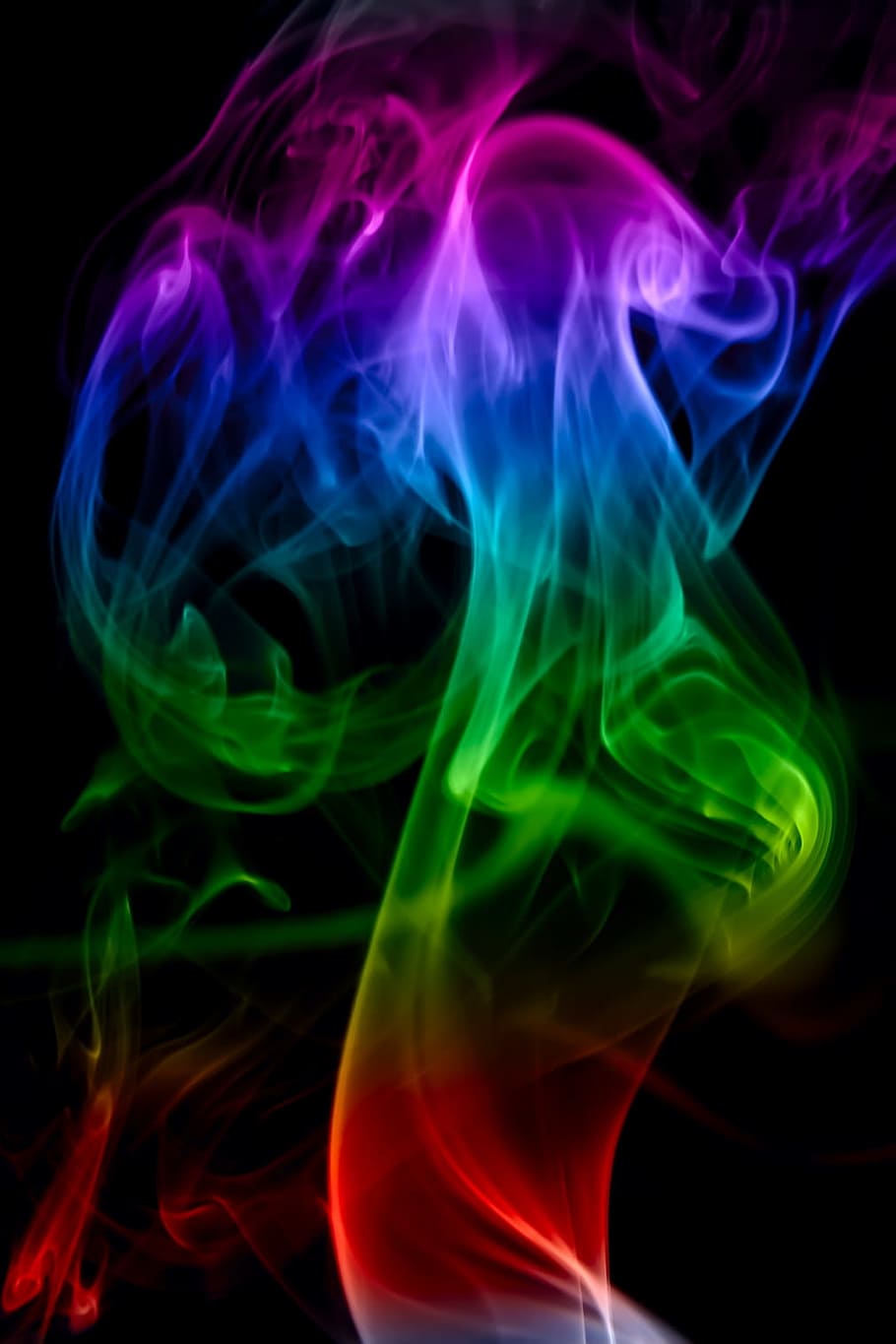 abstract, aroma, aromatherapy, background, color, smell, smoke HD wallpaper