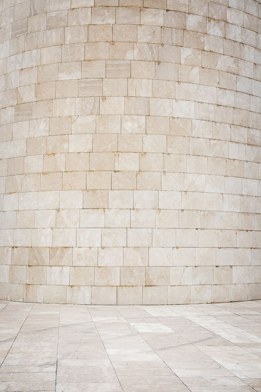 beige bricked wall, flooring, backgrounds, pattern, full frame HD wallpaper