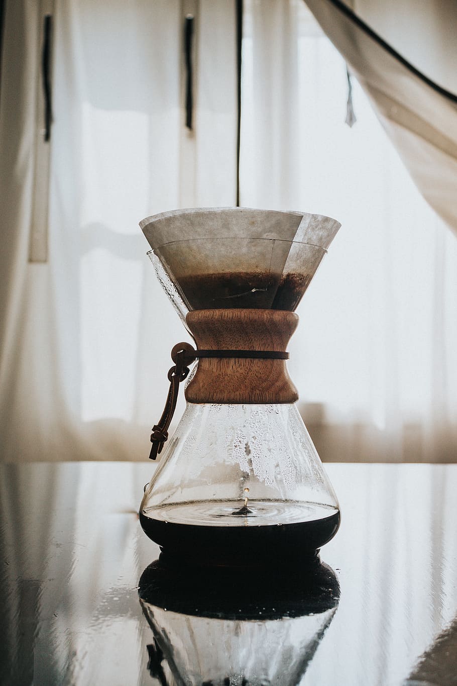coffee, chemex, pourover, love, nature, morning, light, business