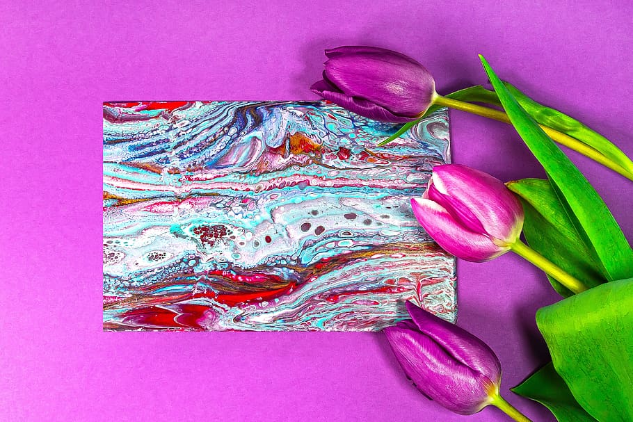 easter, easter greeting, spring, pink, osterkarte, greeting card HD wallpaper