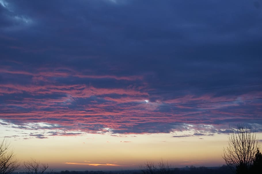 edirne, turkey, city, sky, evening, skyline, cloud - sky, sunset, HD wallpaper