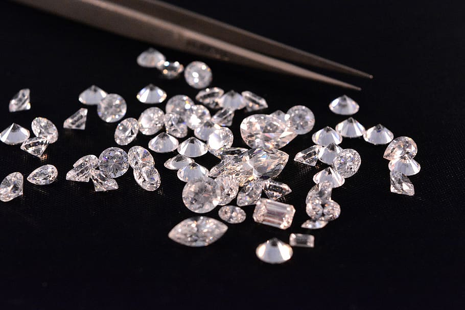 diamonds, gem, gemstone, sparkle, luxury, jewel, precious, expensive, HD wallpaper