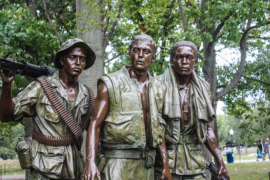 washington, united states, vietnam veterans memorial, dc, hero, HD wallpaper
