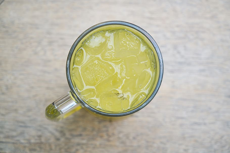 lemonade, yellow, healthy, cold, water, table, vitamin, natural, HD wallpaper