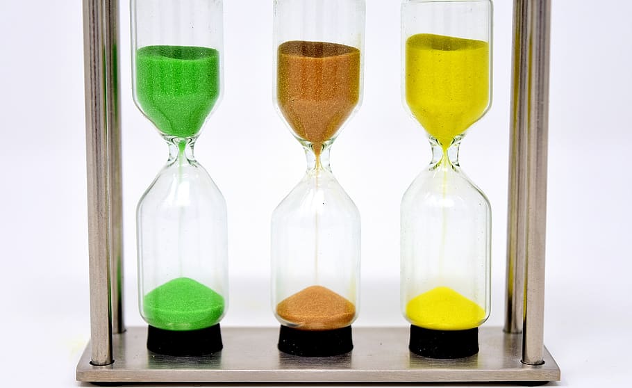 hourglass, time, sand, transience, run out, amount of time HD wallpaper