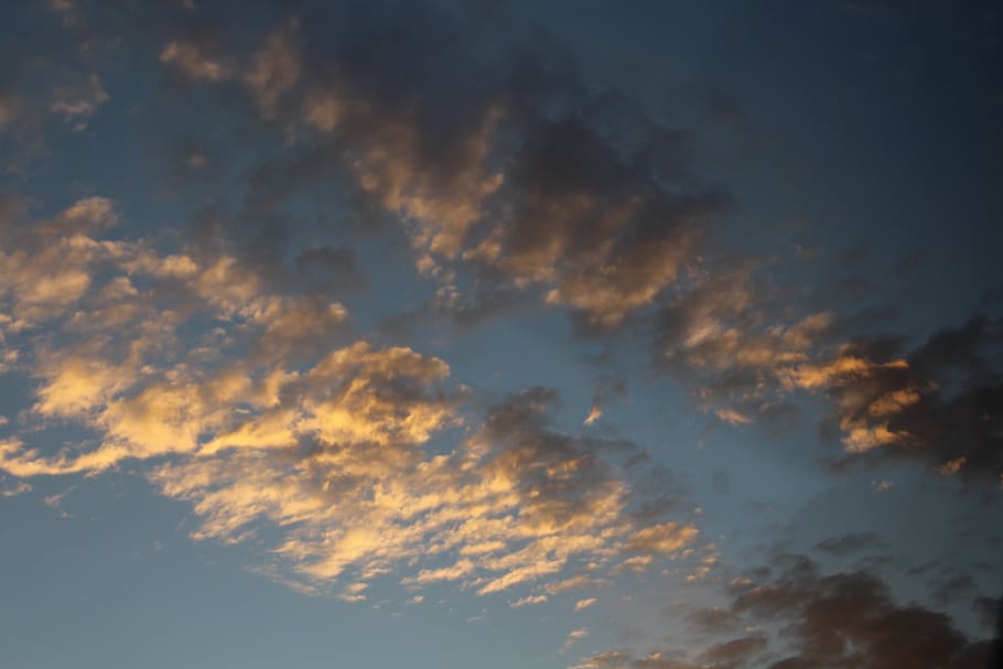 iceland, vik, sky, clouds, sunset, cloud - sky, beauty in nature HD wallpaper