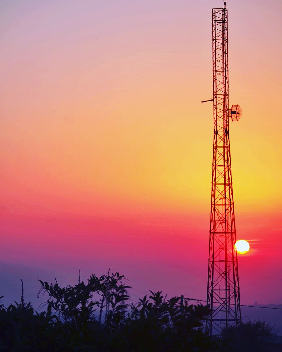 sunset, sky, sunlight, afterglow, lighting, evening, sunrise HD wallpaper