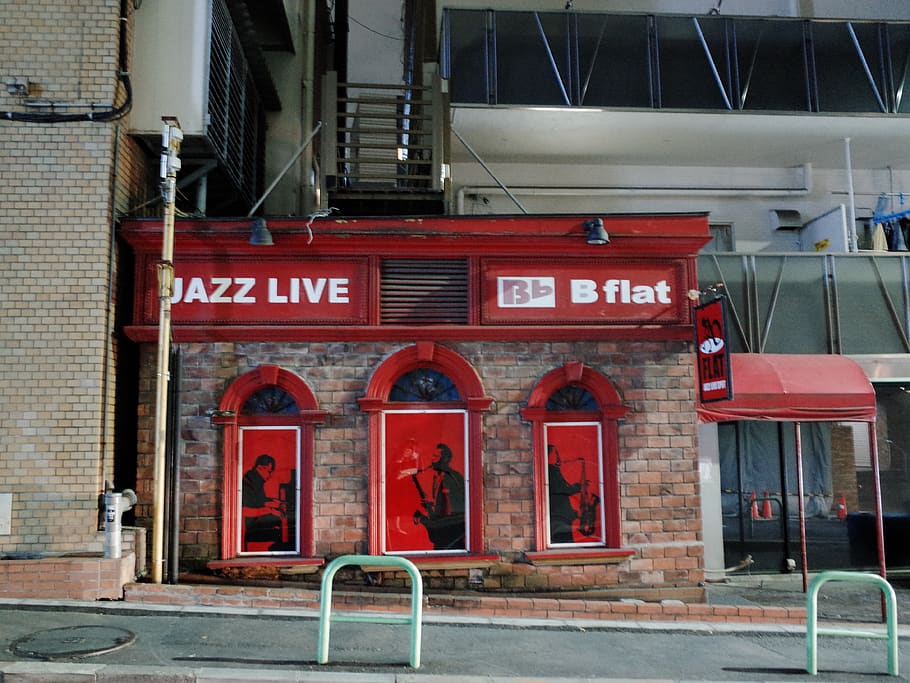 Hd Wallpaper Jazz Live Bar Tokyo Japan Street Red Architecture Built Structure Wallpaper Flare