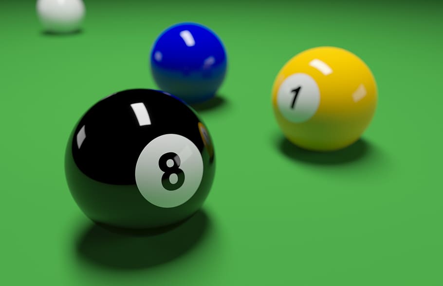 eight-ball, 8 ball, pool, billiard, game, snooker, number, table, HD wallpaper