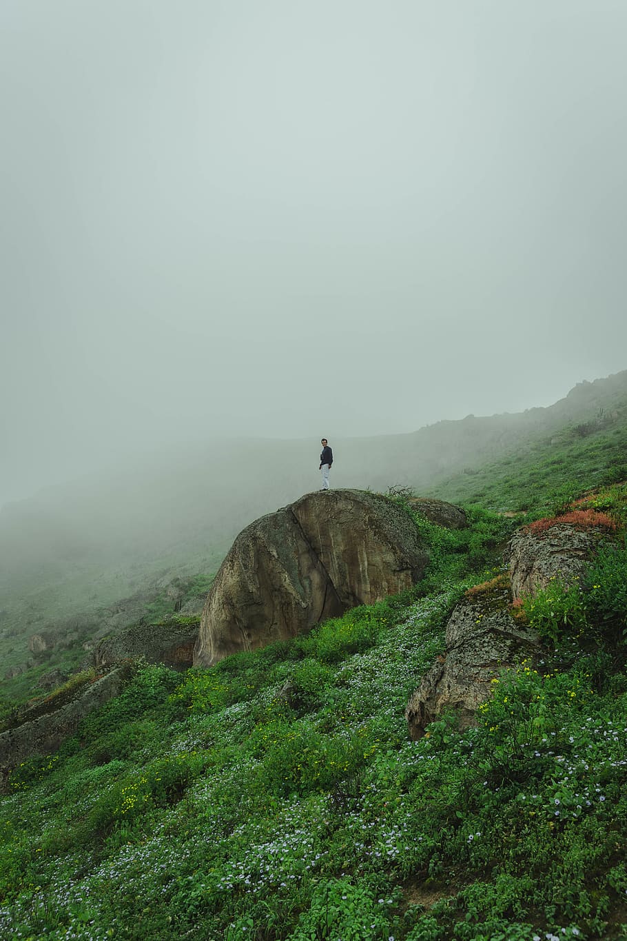 Landscape, nature, outdoors, weather, human, person, plateau HD wallpaper