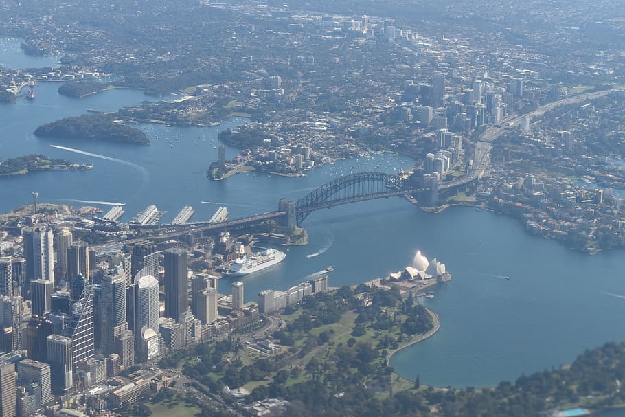 sydney, australia, bridge, sydney harbour bridge, sydney harbor bridge, HD wallpaper