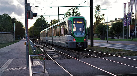hannover, germany, rail transportation, mode of transportation HD wallpaper